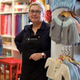 Guðrún Hannele Henttinen owns a knitting shop in Reykjavik. But she’s also writing a book to introduce foreign knitting patterns and terms into Icelandic. Photo by Aleta Stephen.
